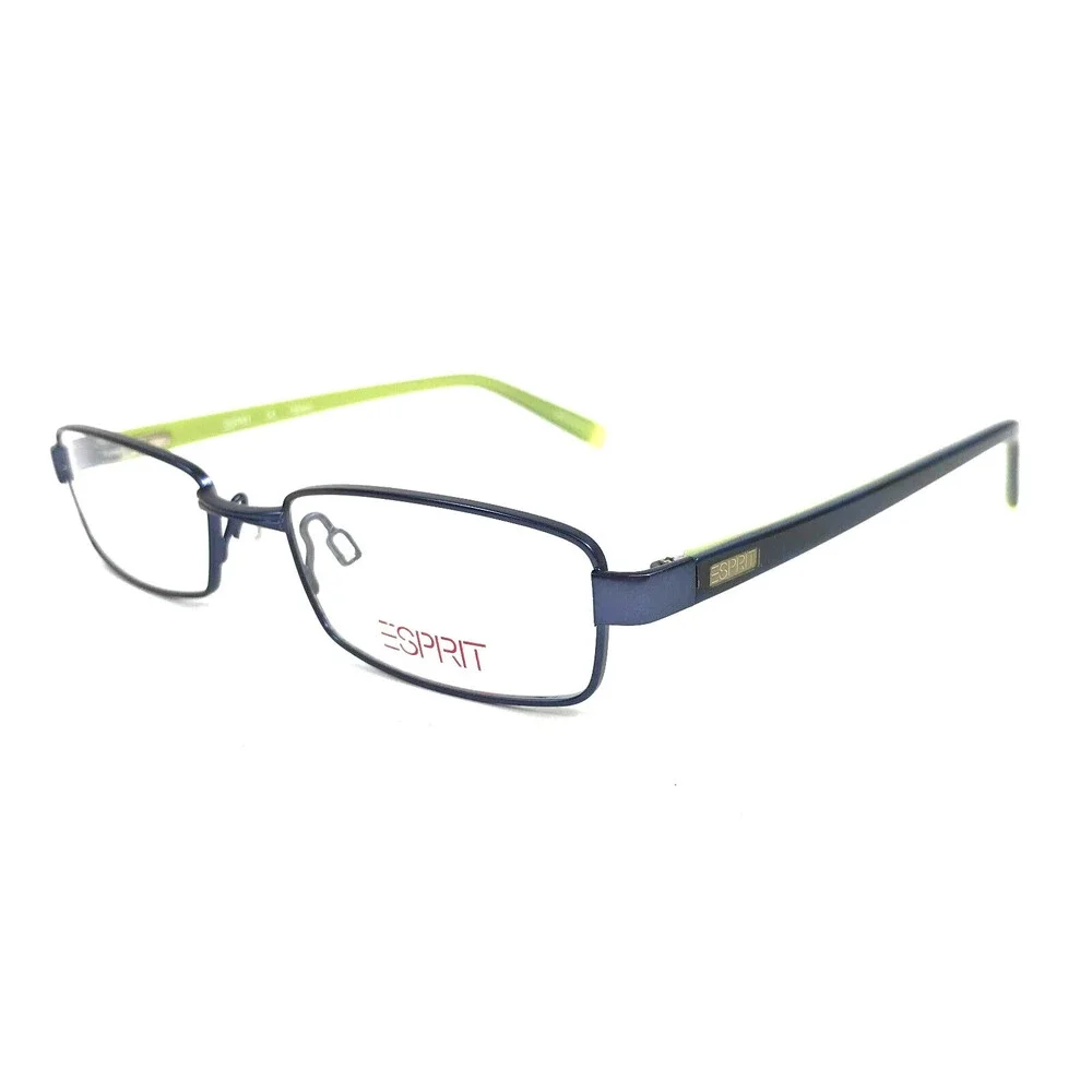 Esprit Kids Eyeglasses Frame ET17361 543 Blue Green Rectangle Full Rim 49-17-135
